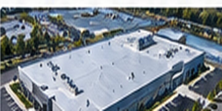 Illustrative commercial roof project photo