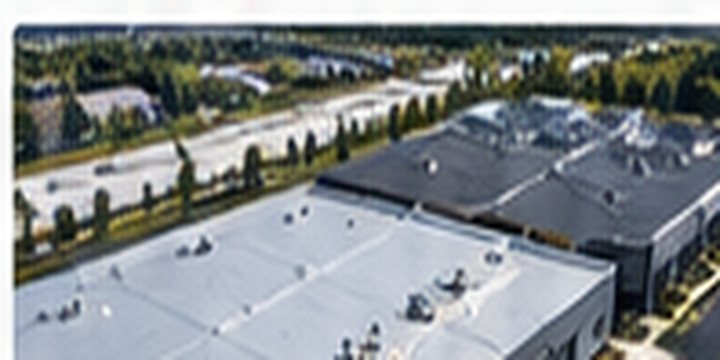 Illustrative industrial roof project photo