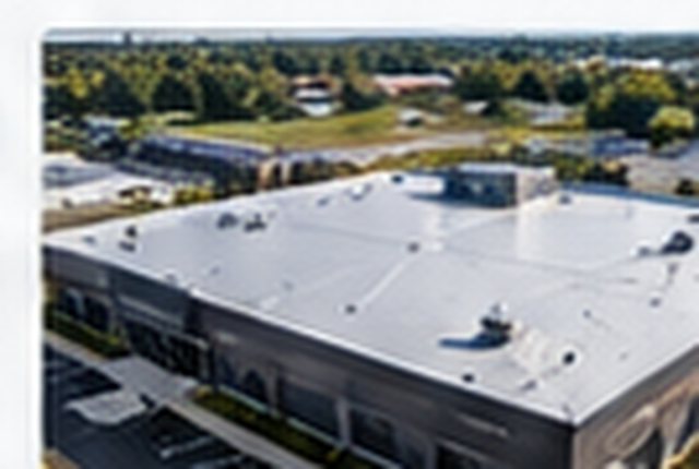 Large building rooftop